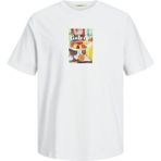 Jack & Jones 12256382 Beyaz Nata Art Erkek T-shirt