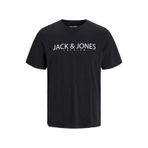 Jack & Jones 12256971 Siyah Erkek T-Shirt