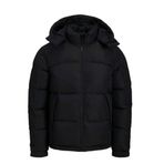 Jack & Jones 12260428 Siyah Erkek Mont