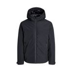 Jack & Jones 12260486-OBSIDYEN Jcoaiden Transitional Siyah Erkek Outdoor Montu