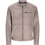 Jack & Jones 12264806 Deri Ceket - Kahve - XL