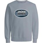 Jack & Jones 12267544 Jcoray Color Sweat Crew Neck Fst Erkek Sweatshirt - Gri - M