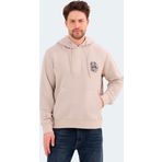 Jack & Jones 12275152 Bej Erkek Sweatshirt