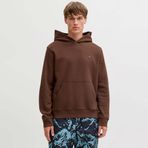 Jack & Jones 12284393-PSL Kahverengi Mount Erkek Sweatshirt