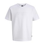 Jack & Jones 12292403-BW Branding Erkek Beyaz Tişört