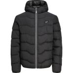Jack & Jones 24K 12238899 Erkek Kapãœåonlu Puffer Mont - Siyah - XL