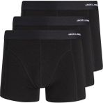 Jack & Jones 3'lü Bambu Boxer Paketi - Siyah