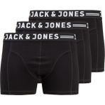 Jack & Jones 3'lü Boxer Paketi - 3XL - Siyah