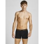 Jack & Jones 5'li Düz Renk Logolu Boxer - XL - Siyah