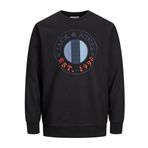 Jack & Jones Accessories Jactyler Crewneck Siyah Erkek Sweatshirt