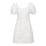 JACK & JONES Açık Gri Kadın Kısa Elbise JXSTELLA SS SHORT DRESS WVN