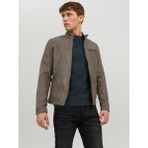 Jack & Jones Açık Kahverengi Erkek Pu Deri Ceket 12147218 - 2XL