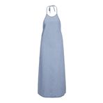 JACK & JONES Açık Mavi Denim Kadın Uzun Elbise JXANINE DENIM LONG DRESS DNM