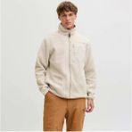 Jack & Jones Alpes Teddy Erkek Ceket Bej Polyester Regular Kalıp Günlük Stil Cepli 12284827 - XL