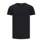 Jack & Jones Basic O Neck Tee S/S Noos Erkek Üst Ve T-Shirt, Siyah (Siyah C-N10), S (Üretici Ölçüsü: S)