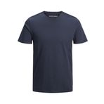 Jack & Jones Basic O-Yaka T-Shirt Navy, XL, 12156101, Navy Blazer, Erkek