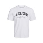 Jack & Jones Baskılı Beyaz Erkek Çocuk T-Shirt, 10 Yaş, 12258924, White, Erkek Çocuk