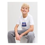Jack & Jones Baskılı Beyaz Erkek Çocuk T-Shirt 12289914