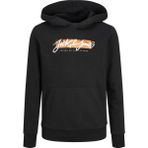 Jack & Jones Baskılı Erkek Çocuk Sweatshırt 12259861, Siyah, 10 Yaş