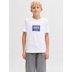 Jack & Jones Baskılı Erkek Çocuk T-Shirt, 16 YAŞ, 5003340927, Beyaz, Erkek Çocuk