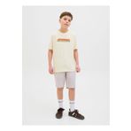Jack & Jones Baskılı Krem Erkek Çocuk T-Shirt 12278350