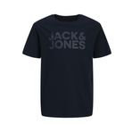 Jack & Jones Baskılı Lacivert Erkek Çocuk T-Shirt 12152730
