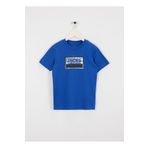 Jack & Jones Baskılı Saks Erkek Çocuk T-Shirt 12254194