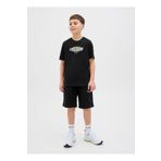 Jack & Jones Baskılı Siyah Erkek Çocuk T-Shirt 12278350