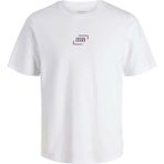 Jack & Jones Beyaz Erkek Çocuk Baskılı T-Shirt 12297506 - 8 Yaş