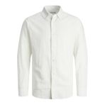 Jack & Jones Beyaz Erkek Çocuk Gömlek Jjelinen Blend Shırt Ls Sn Jnr