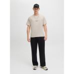 Jack & Jones Bisiklet Yaka Bej Erkek T-Shirt 12278787_JJESOHO Tee Ss Crew Neck N - M