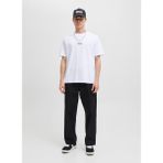 Jack & Jones Bisiklet Yaka Beyaz Erkek T-Shirt 12278787_JJESOHO Tee Ss Crew Neck N - M