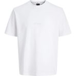 Jack & Jones Bisiklet Yaka Beyaz Erkek T-Shirt 12289911 Jcofusıon Back Tee Cneck