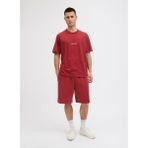 Jack & Jones Bisiklet Yaka Kırmızı Erkek T-Shirt 12282892_JORNORREBRO Emb Tee Ss Cre
