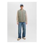 Jack & Jones Bisiklet Yaka Normal Bej Erkek Kazak 12278816_JJEDOVER KNIT CREW NECK SN