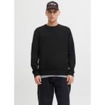 Jack & Jones Bisiklet Yaka Rahat Siyah Erkek Kazak 12283452_JCOTIER Knıt Crew Neck - 2XL