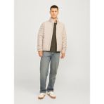 Jack & Jones Bisiklet Yaka Regular Fit Haki Erkek Kazak 12258407_JJECOOPER Knıt Crew Neck N - XL