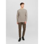 Jack & Jones Bisiklet Yaka Standart Taş Erkek Kazak 12240711_JPRBLAANDERSON Knıt Struct - 2XL