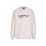Jack & Jones Bisiklet Yaka Sweatshirt, 2XL, 5003178483, Ekru, erkek