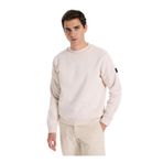 JACK & JONES Bisiklet Yaka Sweatshirt JORNEWPOINT SWEAT CREW NECK BAW25, XXL, 5003315468, Krem, erkek