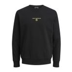 Jack & Jones, Bisiklet Yaka Sweatshirt, Siyah, Erkek, M