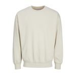 Jack & Jones Bisiklet Yaka Sweatshirt, XL, 12257853, Moonbeam, Erkek