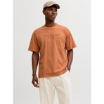 Jack & Jones Bisiklet Yaka T-Shirt, S, 5003339191, Kahve, Erkek