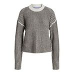 JACK & JONES Bisiklet Yaka Triko Kazak, M, 12280304, Bone White, Kadın