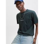 Jack & Jones Bisiklet Yaka Yeşil Erkek T-Shirt 12282892_JORNORREBRO Emb Tee Ss Cre
