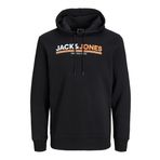 Jack & Jones Black Kapüşonlu Erkek Sweatshirt