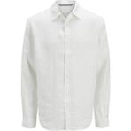 Jack Jones Blalawrence Relax Fit Keten Erkek Gömlek 12273907 - Beyaz