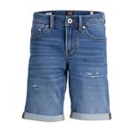 JACK & JONES Blue Denim Erkek Çocuk Şort JJIRICK JJICON SHORTS GE 633 I.K SN JNR, 13 Yaş
