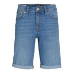 JACK & JONES Blue Denim Erkek Çocuk Şort JJIRICK JJORIGINAL SHORTS MF 551 SN JNR, 11 Yaş