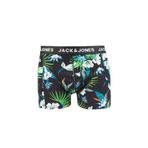 Jack & Jones Boxer JACFLOWER TRUNK TRY, S, 5003221703, Siyah, erkek
